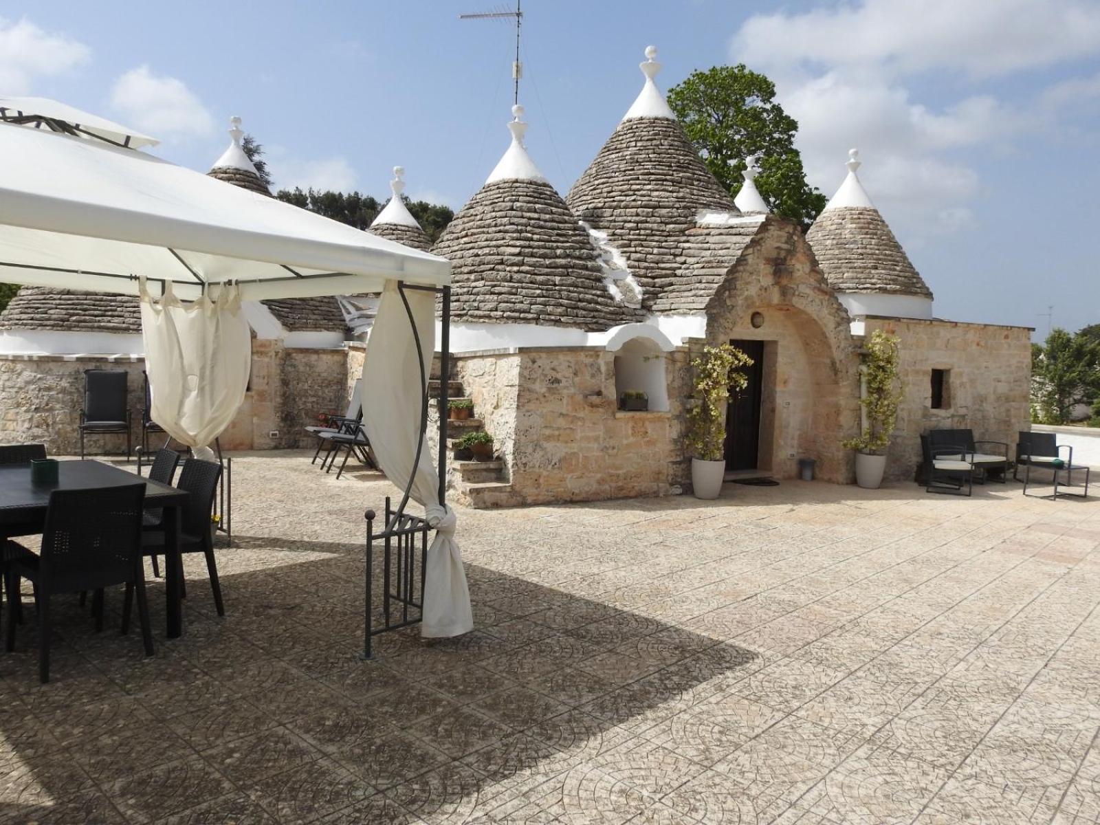 Trulli Del Sole Villa มาร์ตินาฟรังกา ภายนอก รูปภาพ
